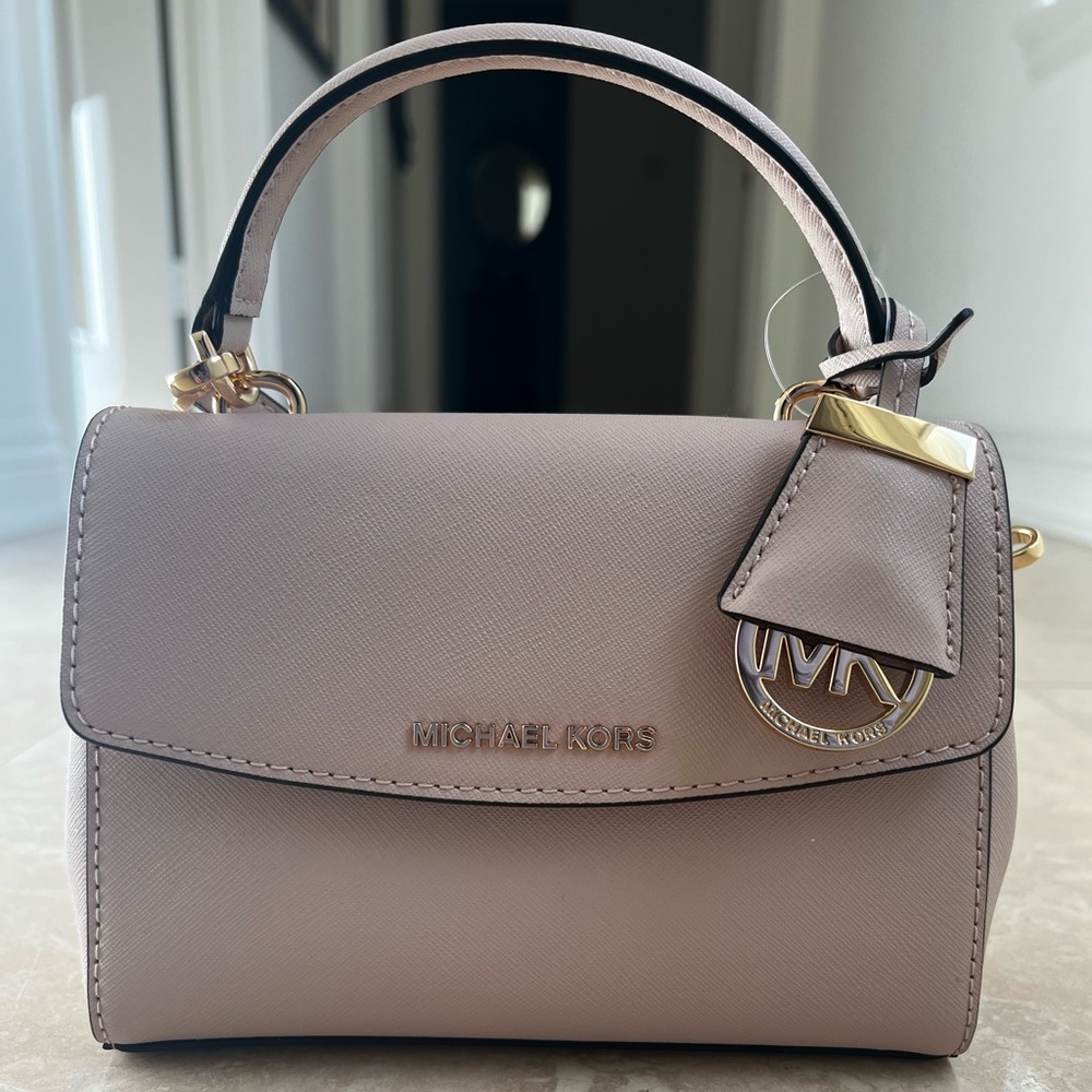 Michael Kors Ava Extra-Small Saffiano Leather Crossbody Bag